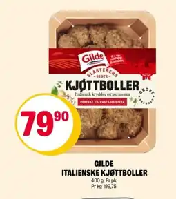 Coop Extra GILDE Italienske kjøttboller tilbud