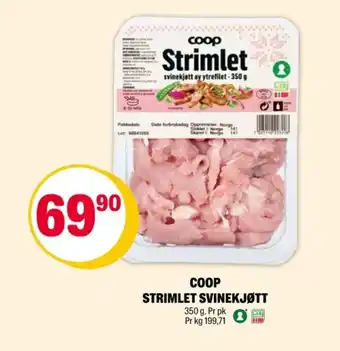 Coop Extra COOP Strimlet svinekjøtt tilbud