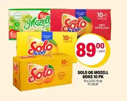 Coop Extra Solo og mozell boks 10 pk tilbud