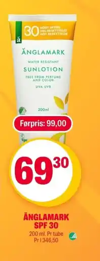 Coop Extra ÄNGLAMARK Spf 30 tilbud