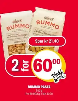 Coop Extra RUMMO Pasta tilbud