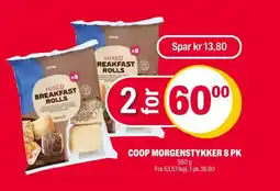 Coop Extra COOP Morgenstykker 8 pk tilbud