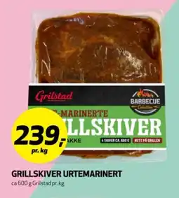 Bunnpris GRILSTAD Grillskiver urtemarinert tilbud