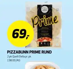 Bunnpris Pizzabunn prime rund tilbud