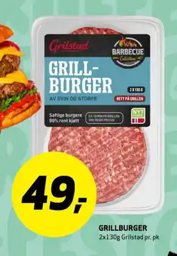 Bunnpris GRILSTAD Grillburger tilbud