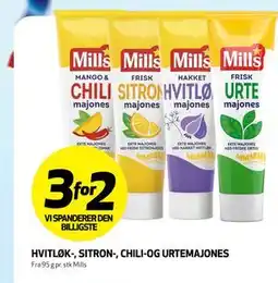 Bunnpris HVITLØK-, SITRON-, CHILI-OG URTEMAJONES tilbud