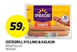Bunnpris OSTEGRILL KYLLING & KALKUN tilbud