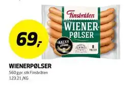 Bunnpris WIENERPØLSER tilbud