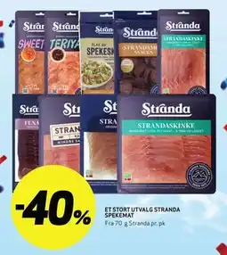Bunnpris ET STORT UTVALG STRANDA SPEKEMAT tilbud