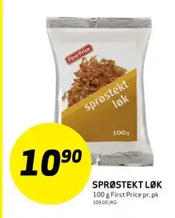Bunnpris SPRØSTEKT LØK tilbud