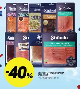 Bunnpris STRANDA Et stort utvalg stranda spekemat tilbud