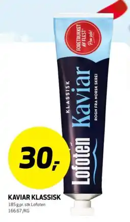 Bunnpris LOFOTEN Kaviar klassisk tilbud