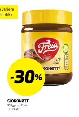 Bunnpris FREIA Sjokonøtt tilbud