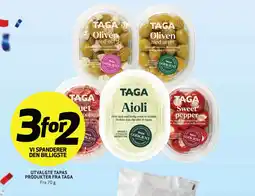 Bunnpris Utvalgte tapas produkter fra taga tilbud