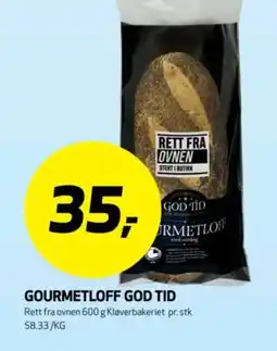 Bunnpris RETT FRA OVNEN Gourmetloff god tid tilbud