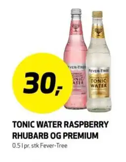 Bunnpris Tonic water raspberry rhubarb og premium tilbud