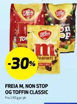 Bunnpris FREIA m, non stop og toffin classic tilbud