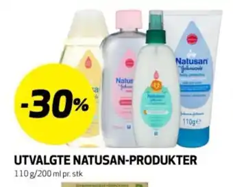 Bunnpris Utvalgte natusan-produkter tilbud
