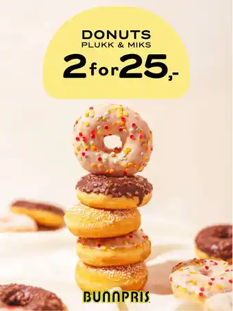 Bunnpris Donuts tilbud