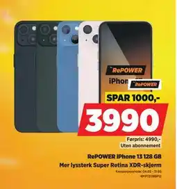 POWER RePOWER iPhone 13 128 GB tilbud