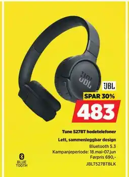 POWER Tune 527BT hodetelefoner tilbud