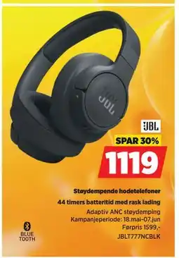 POWER Støydempende hodetelefoner tilbud