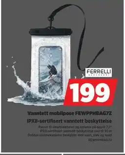 POWER Vanntett mobilpose FEWPPHBAG7Z tilbud