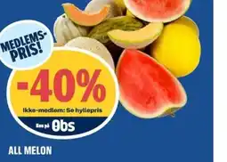 Coop Obs All melon tilbud