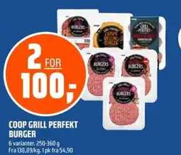 Coop Obs Coop grill perfekt burger tilbud