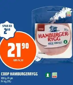 Coop Obs Coop hamburgerrygg tilbud