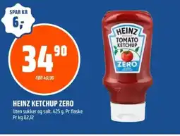 Coop Obs Heinz ketchup zero tilbud