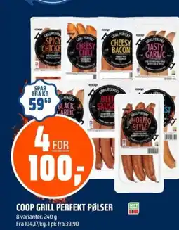 Coop Obs COOP GRILL PERFEKT PØLSER tilbud