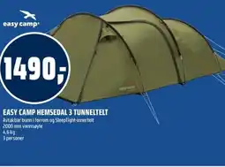 Coop Obs Easy camp hemsedal 3 tunneltelt tilbud