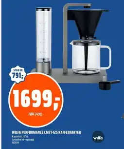 Coop Obs Wilfa performance cm7t-125 kaffetrakter tilbud