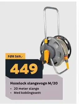 Megaflis Hozelock slangevogn M/20 tilbud