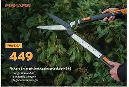 Megaflis Fiskars Smartfit hekksaks teleskop HS86 tilbud