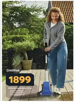 Megaflis Nilfisk terrassevasker 50 eu tilbud