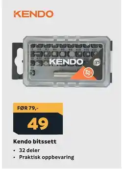 Megaflis Kendo bitssett tilbud