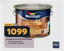 Megaflis Nordsjø Tinova Trad Tixett Transp tilbud