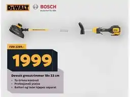 Megaflis Dewalt gresstrimmer 18v 33 cm tilbud