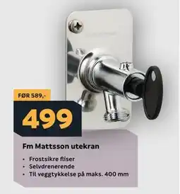 Megaflis Fm Mattsson utekran tilbud
