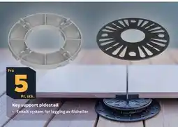 Megaflis Key support pidestall tilbud