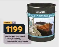Megaflis Stabil brygge- & terrasseolje tilbud