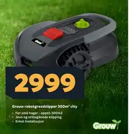 Megaflis Grouw robotgressklipper 300m tilbud