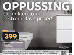 Megaflis BerryAlloc Sement Slett baderomspanel tilbud