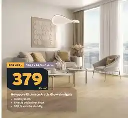 Megaflis Novocore Ultimate Arctic Glow vinylgulv tilbud