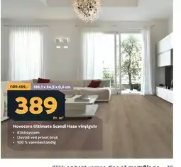 Megaflis Novocore Ultimate Scandi Haze vinylgulv tilbud