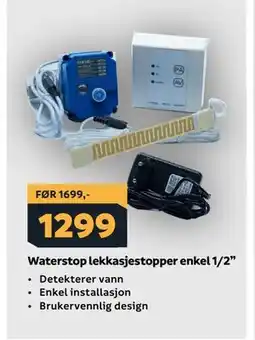 Megaflis Waterstop lekkasjestopper enkel 1/2” tilbud