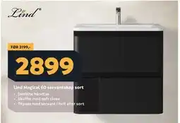 Megaflis Lind Magical 60 servantskap sort tilbud