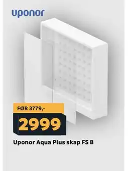 Megaflis Uponor Aqua Plus skap FS B tilbud